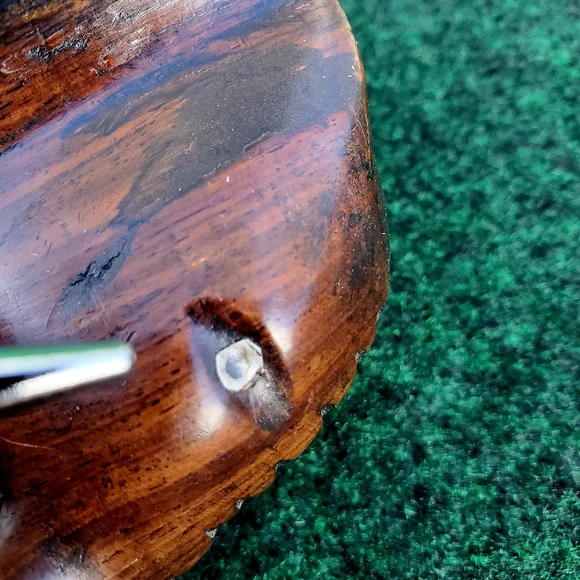 Handcrafted Elephant Wood Decorative Artisan 6"x6" Heavy 2lbs - Picture 13 of 14